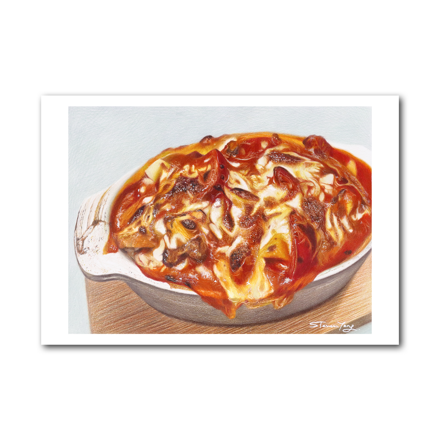 Postcard - Baked Pork Chop Rice