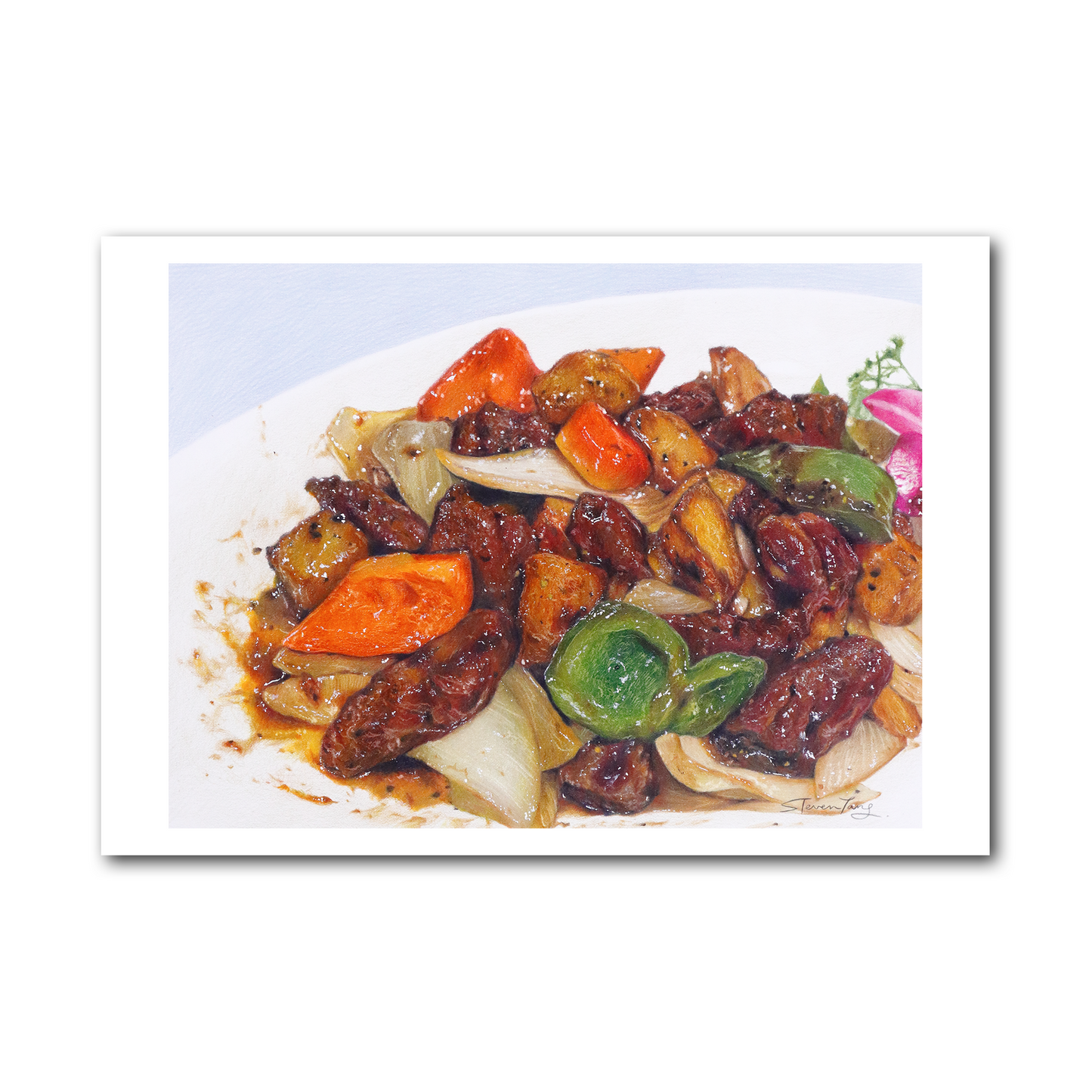 Postcard - Beef Fillet with Honey Roasted Potatoes