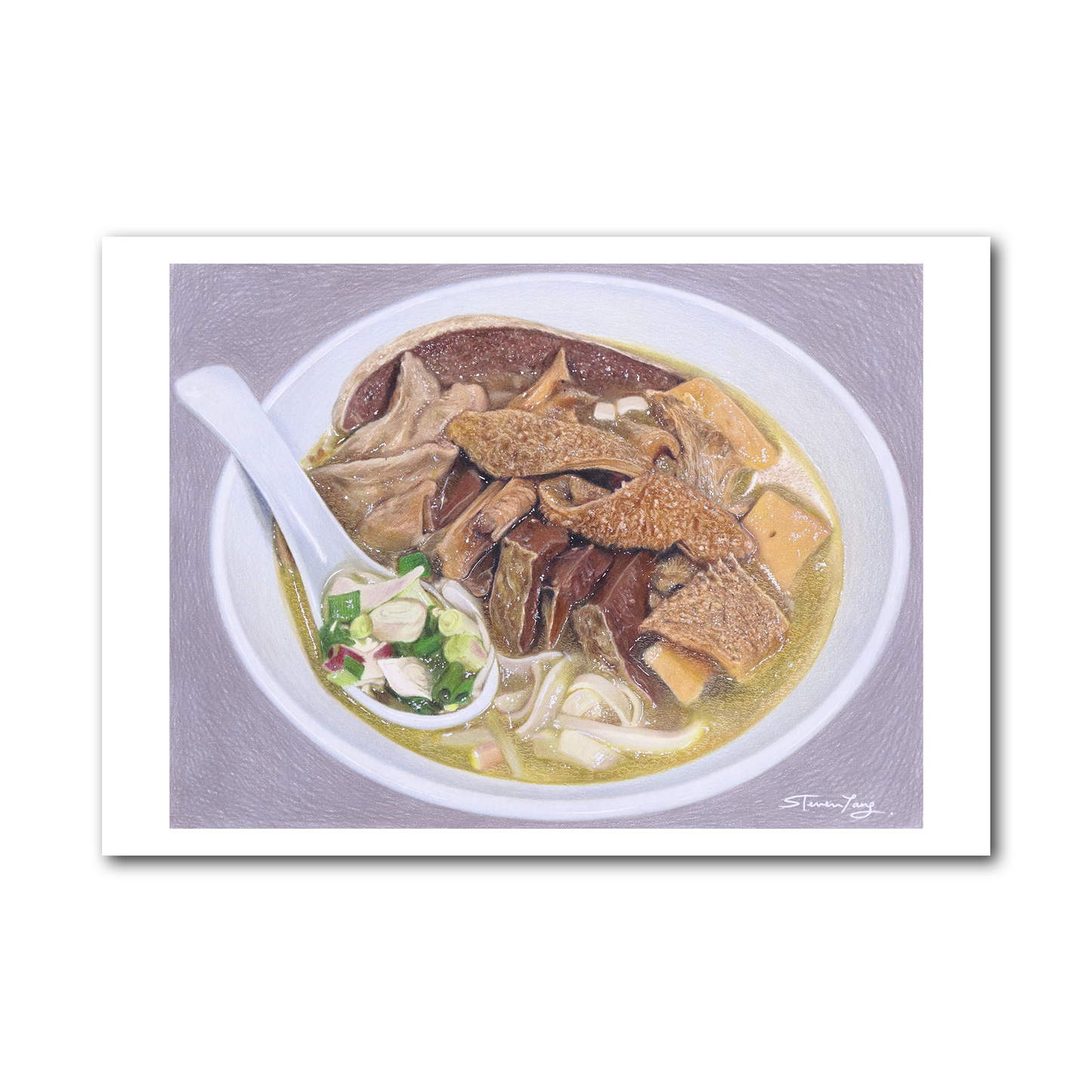 Postcard - Beef Offal Rice Noodle