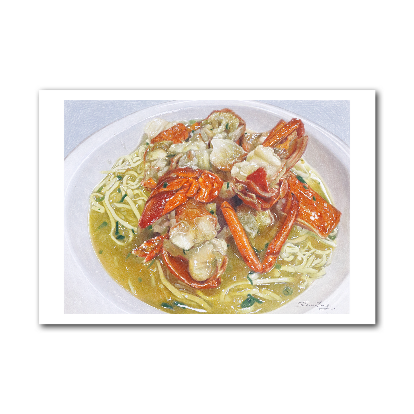 Postcard - Lobster Noodle