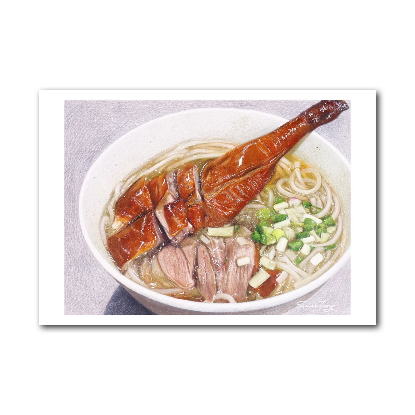 Postcard - Roast Goose with Rice Noodle