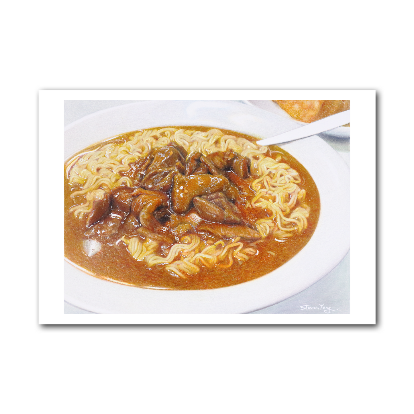 Postcard - Satay Beef Noodles