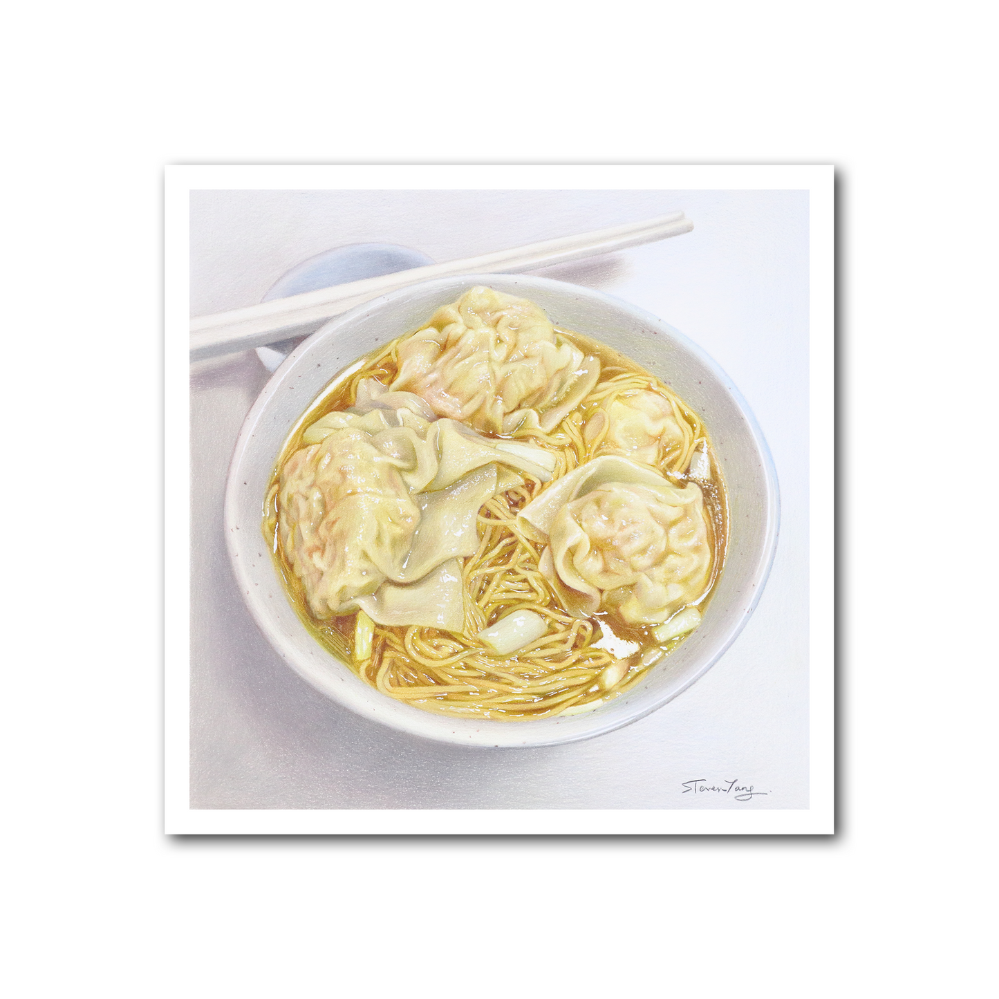 Postcard - Wonton Noodles