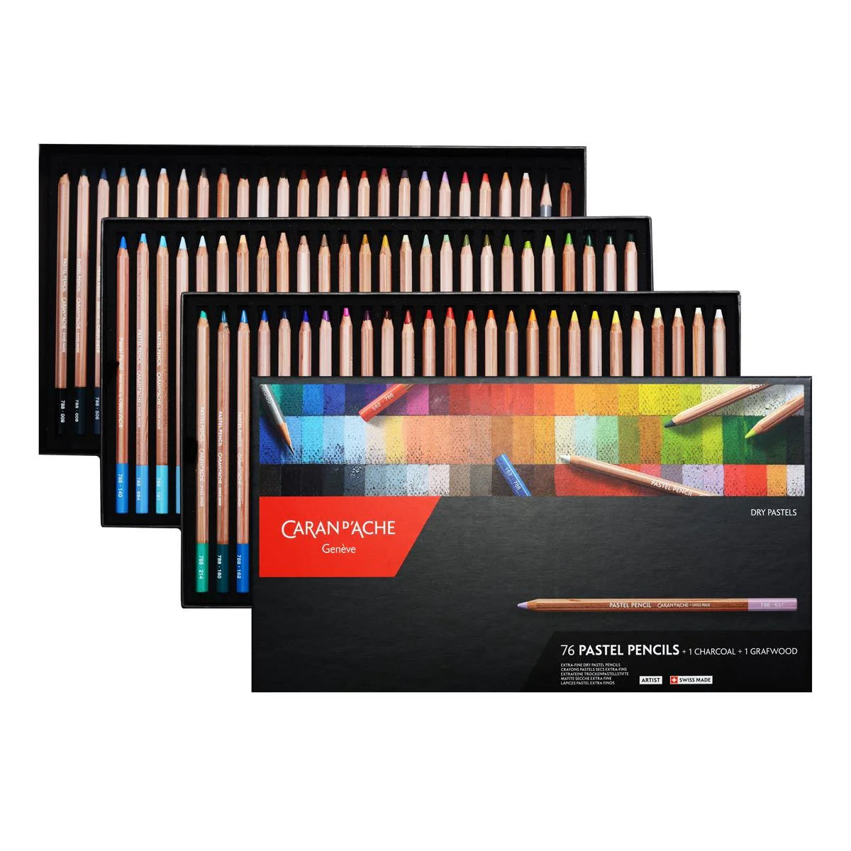 Caran d’Ache Pastel Pencils 專家級乾粉彩筆